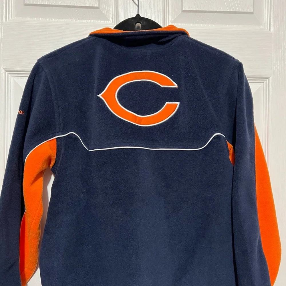 💗‎ NFL - Chicago Bears Boys Navy and Orange Fleece Pullover